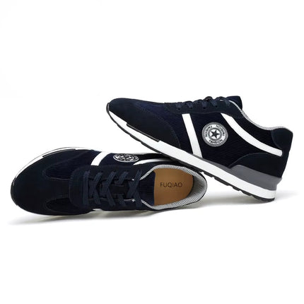 Høydeøkende Sportssko for Menn – Skjult 8 cm Løft, Komfort og Pustende Design