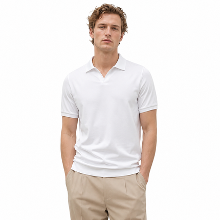 Silkemyk Polo til Herre – Pustende Old Money Sommerstil