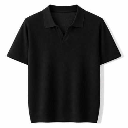 Lyocell Polo T-skjorte til Herre – 100% Lyocell, Lett & Business Casual