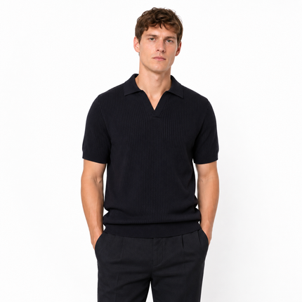 “Old Money” Polo T-skjorte til Herre – Klassisk & Elegant Stil