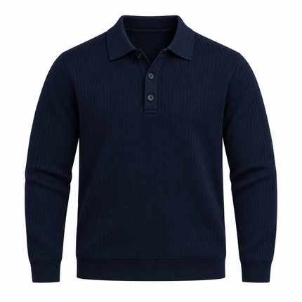 Langermet Polo for Herre – Pustende Business Casual T-skjorte
