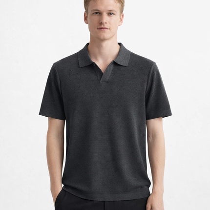 Lyocell Polo T-skjorte til Herre – 100% Lyocell, Lett & Business Casual