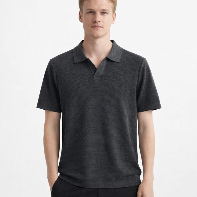 Lyocell Polo T-skjorte til Herre – 100% Lyocell, Lett & Business Casual