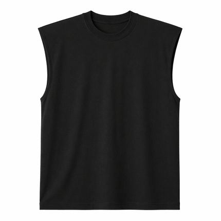 Bomullssinglet til Herre – 100% Bomull, Slim Fit & Perfekt for Trening