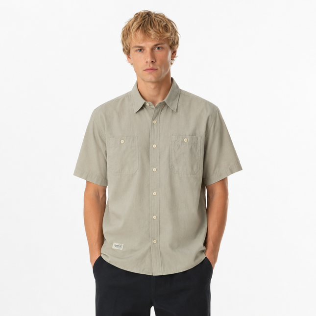 Utility Skjorte til Herre – Lett Cargo Sommerschjorte med Urban Stil