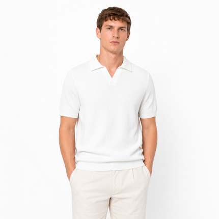 “Old Money” Polo T-skjorte til Herre – Klassisk & Elegant Stil