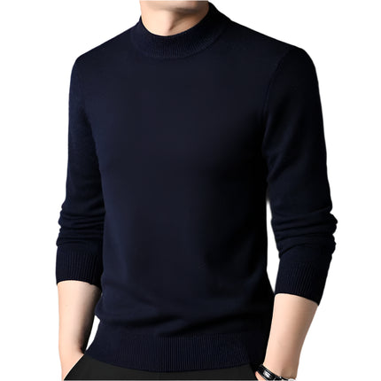 Ekstra Tykk Ullgenser til Herre – 450g Vintage Vintergenser i Cashmere-miks