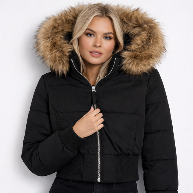 Varm Dunjakke for Dame med Hette – Tykk, Myk og Stilren Jakke til Høst og Vinter 2025 | Komfortabel Streetwear