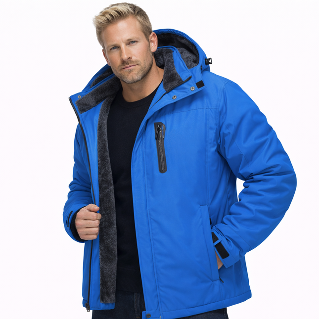 Herre Vinterjakke – Tykk Fleece & Vanntett Softshell | Skijakke & Vindjakke til Friluft & Hverdag