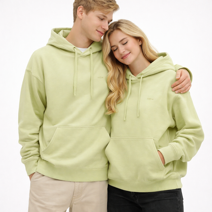 Unisex Hettegenser – Klassisk Ensfarget Hoodie | Komfortabel & Allsidig Vårstil
