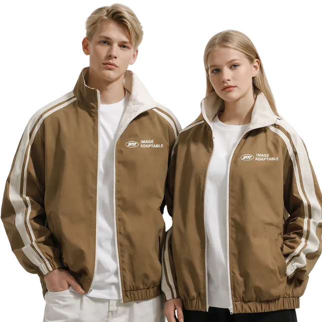 Vendbar Jakke for Par – Vindtett & Vannavvisende Ytterjakke | Unisex Outdoor Jakke med Lange Ermer