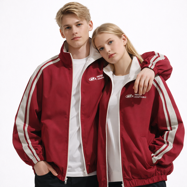 Vendbar Jakke for Par – Vindtett & Vannavvisende Ytterjakke | Unisex Outdoor Jakke med Lange Ermer