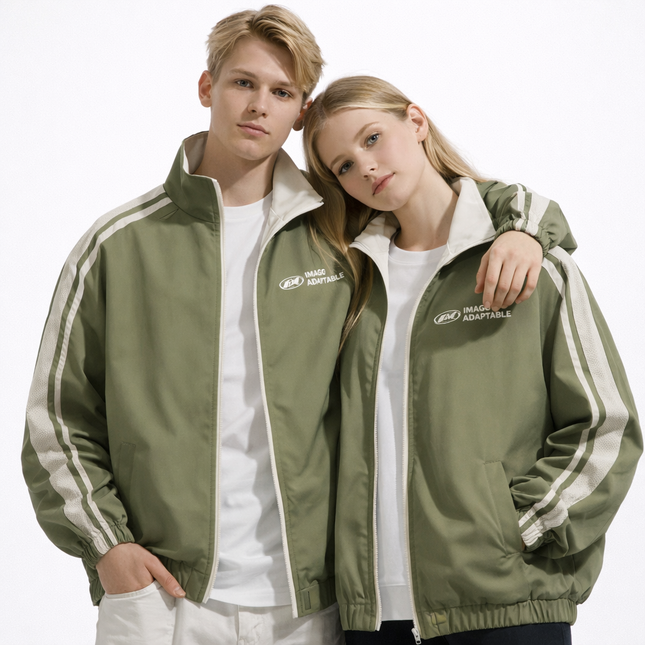 Vendbar Jakke for Par – Vindtett & Vannavvisende Ytterjakke | Unisex Outdoor Jakke med Lange Ermer