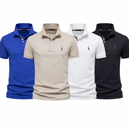 Klassisches Piqué-Poloshirt für Herren – perfekt für den Sommer, erweitert und perfekt