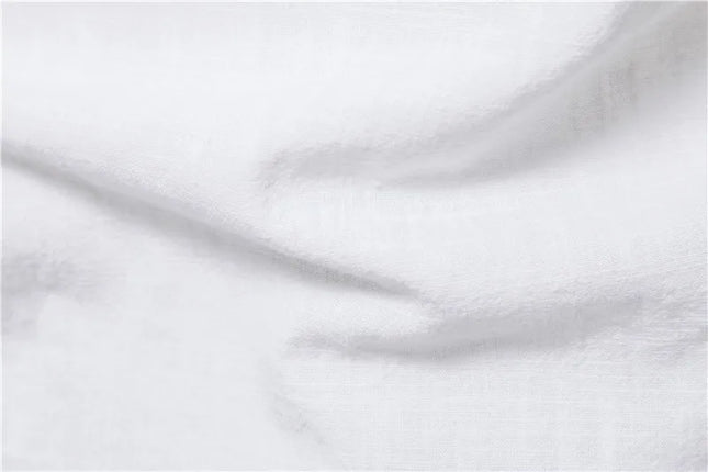 Klassisk Herreskjorte i 100% Bomull – Ensfarget, Langermet og Perfekt til Vår og Casual Business