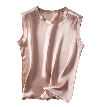 Silke Singlet til Dame – 100% Ren Silke & Elegant Satinfinish