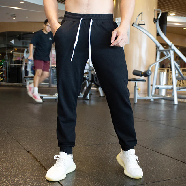 Treningsbukse for Menn – Myke Joggebukser i Bomull til Løping, Fitness og Hverdag | Komfortable Sportsbukser til Høst og Vinter