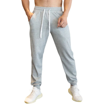 Treningsbukse for Menn – Myke Joggebukser i Bomull til Løping, Fitness og Hverdag | Komfortable Sportsbukser til Høst og Vinter