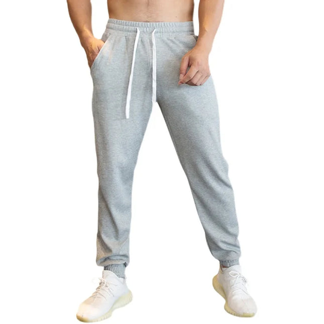Treningsbukse for Menn – Myke Joggebukser i Bomull til Løping, Fitness og Hverdag | Komfortable Sportsbukser til Høst og Vinter