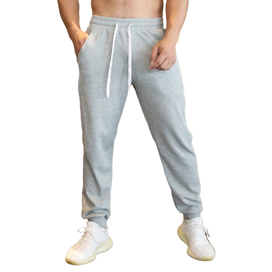 Treningsbukse for Menn – Myke Joggebukser i Bomull til Løping, Fitness og Hverdag | Komfortable Sportsbukser til Høst og Vinter