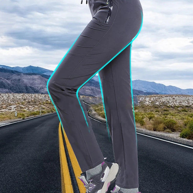 Vanntette Turbukser til Dame – Quick Dry & Outdoor Sport, Pluss-størrelser