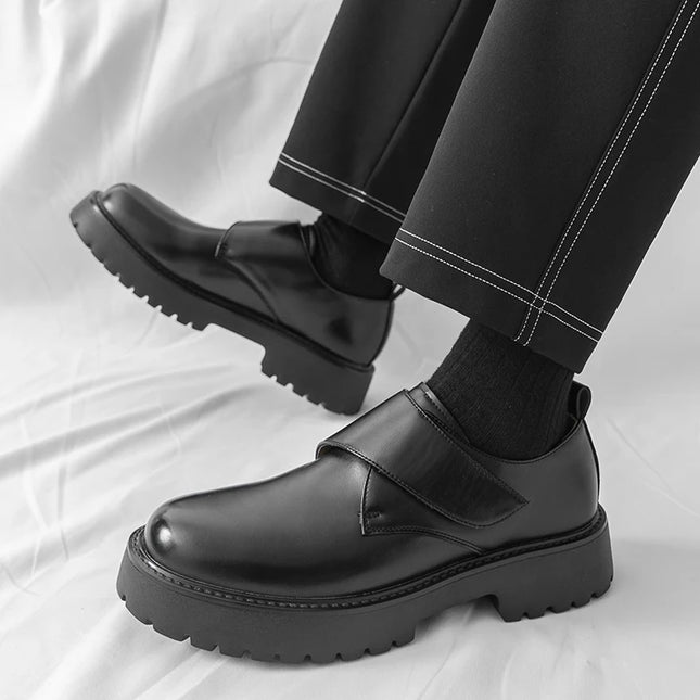 Nye Oxford Herresko med Tykk Såle – Komfortable og Stilrene i Skinn