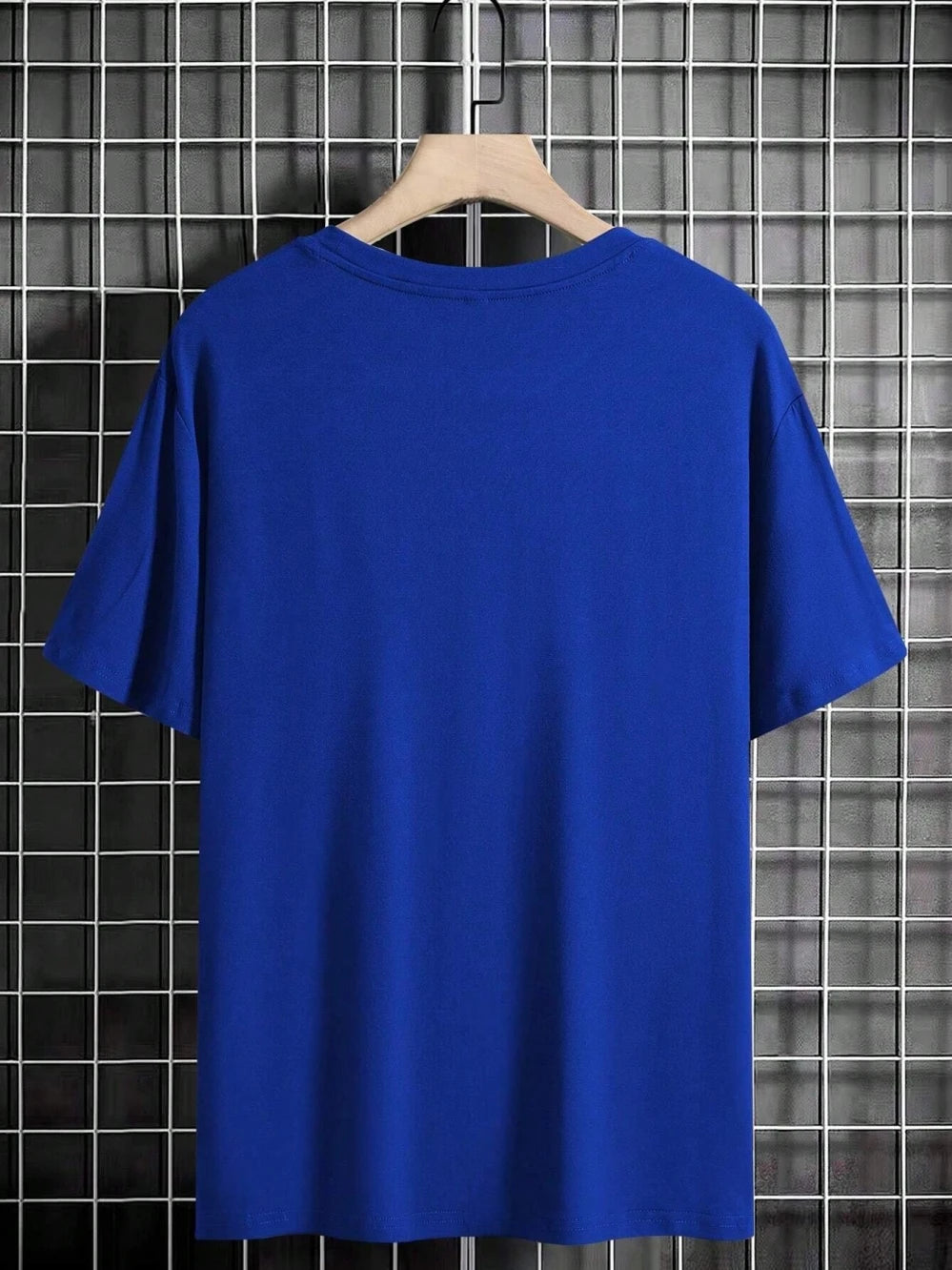Oversized T-skjorte for Herre – Streetwear i Bomull med Print, Kort Erm og Løs Passform