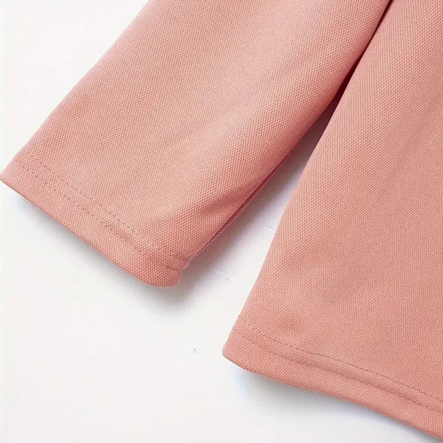 Langermet Polo for Menn – Klassisk Business-Casual Skjorte med Krage (Vår & Høst)