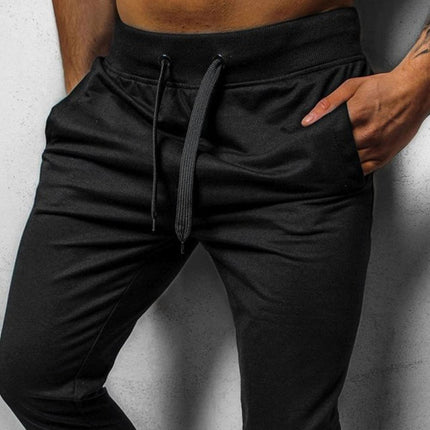 Joggebukse for Herre med Sidelinjer – Ultrapmyk, Slim Fit Treningsbukse i Bomull (Høstnyhet)