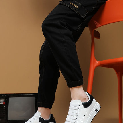 Herresneakers med Skjult 6 cm Løft – Tidløs Stil i Hvit eller Svart (Str. 37–46)