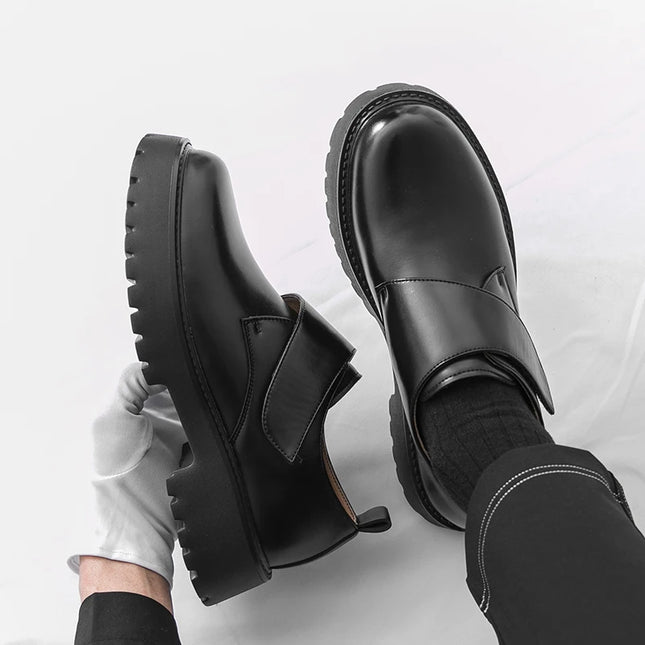 Nye Oxford Herresko med Tykk Såle – Komfortable og Stilrene i Skinn