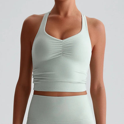 Treningssinglet med kryssrygg – Sports-BH med høy støtte og integrerte innlegg