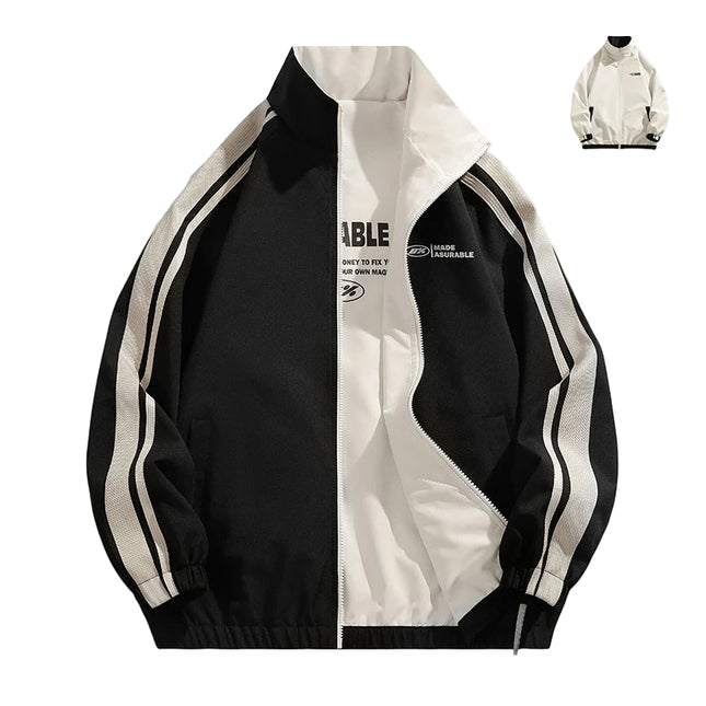 Vendbar Jakke for Par – Vindtett & Vannavvisende Ytterjakke | Unisex Outdoor Jakke med Lange Ermer