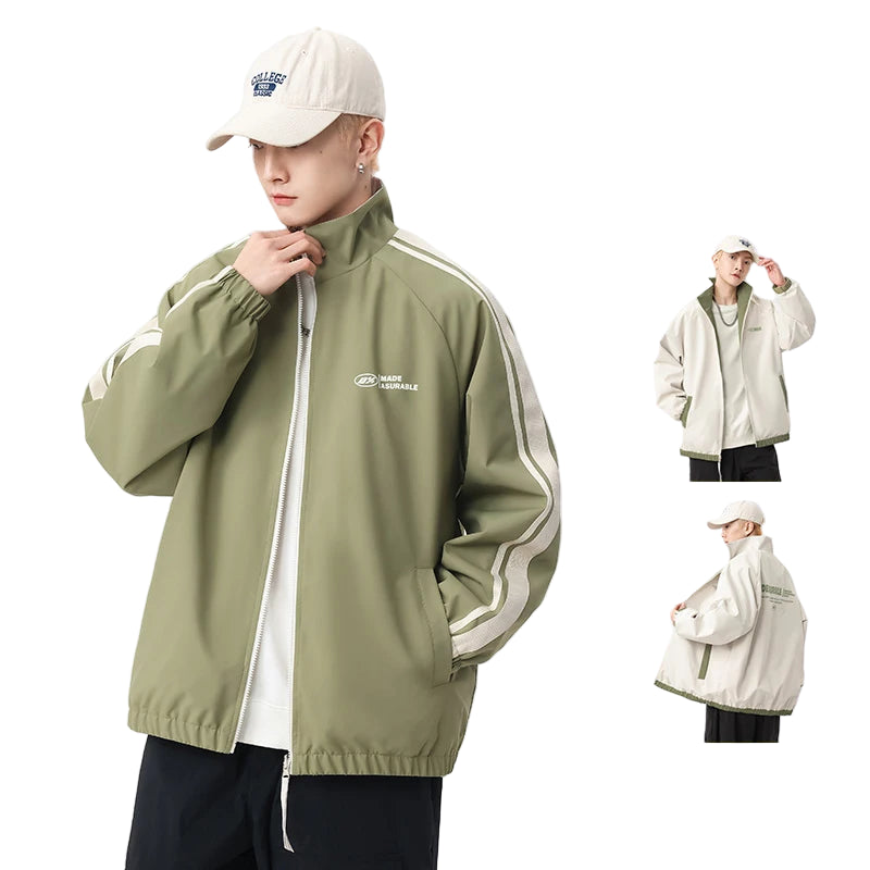 Vendbar Jakke for Par – Vindtett & Vannavvisende Ytterjakke | Unisex Outdoor Jakke med Lange Ermer