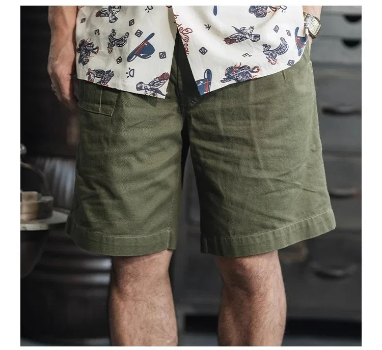 Gurkha Bermuda-shorts for menn – Army Khaki Drill 1941-inspirert design