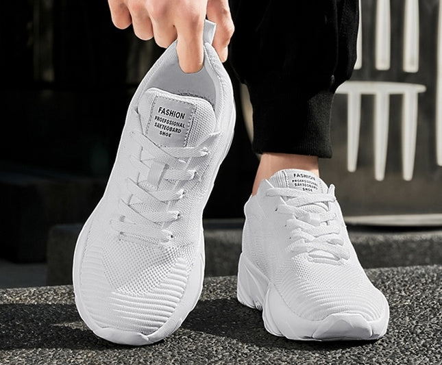 Løftende Sneakers for Menn og Kvinner – 6 cm Usynlig Høydeøkning og Mesh-komfort