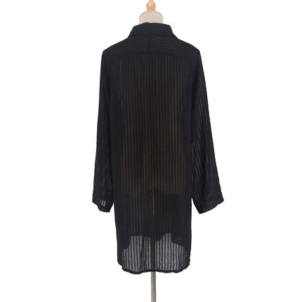 Elegant Strandkimono med Belte – Perfekt som Bikini Cover-Up