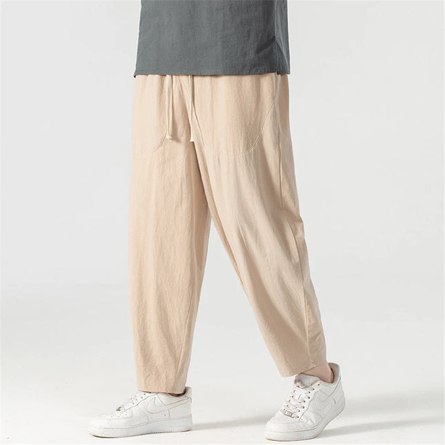 Løse Linbukser til Herre – Sommerkomfort i Store Størrelser opptil 9XL