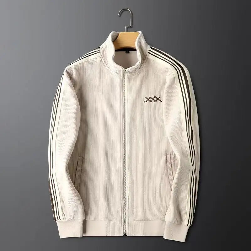 Herre Joggedress – To-delt Sett med Cardiganjakke & Sweatpants | Varm & Sporty Høst/Vinter