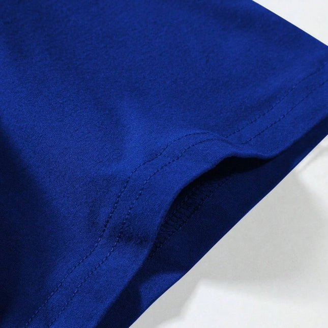 Oversized T-skjorte for Herre – Streetwear i Bomull med Print, Kort Erm og Løs Passform