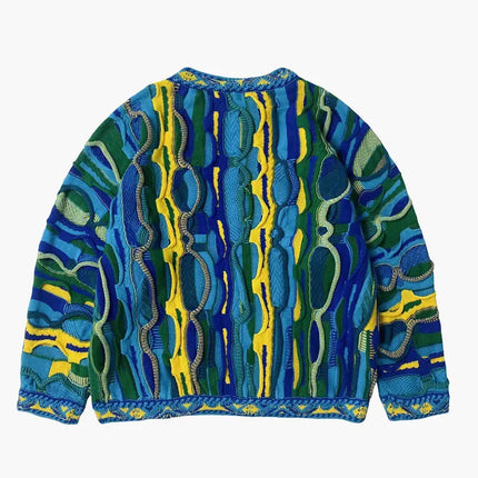 Fargerik Strikkegenser for Menn – Etno-inspirert Design med Striper | Myk, Trendy og Unik Pullover til Høst og Vinter