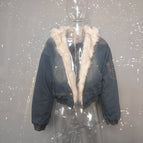 Vintageblå / Asiatisk størrelse S