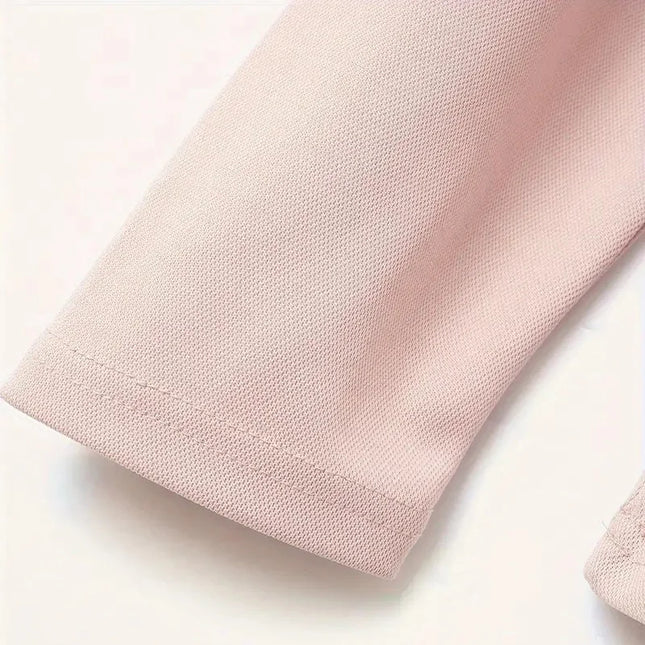 Langermet Polo for Menn – Klassisk Business-Casual Skjorte med Krage (Vår & Høst)