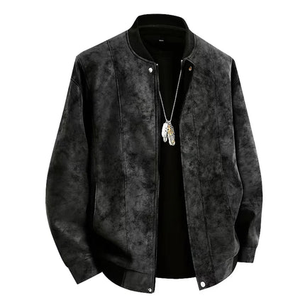 Herrejakke und Semsket Skinn – Retro Bomber mit Baseballschläger | Slim Fit und Streetwear