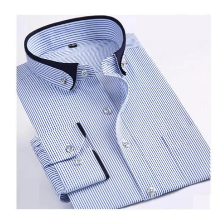 Formell Herreskjorte med Lange Ermer – Perfekt for Bryllup og Fest, Tilgjengelig i Store Størrelser (Opp til 14XL)