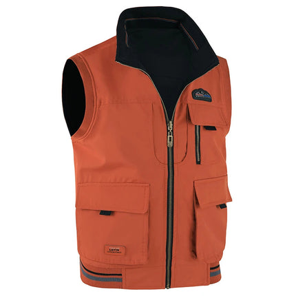 Outdoor Vest til Herre – Lett, Pustende & Stand Collar Design