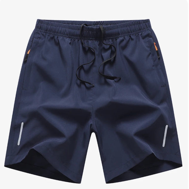 Ekstra Store Herreshorts (M–8XL) – Sommerens Komfortable Trenings- og Fritidsshorts i Ensfarget Design