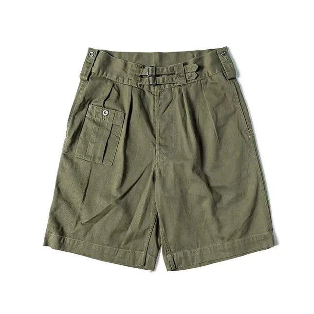 Gurkha Bermuda-shorts for menn – Army Khaki Drill 1941-inspirert design