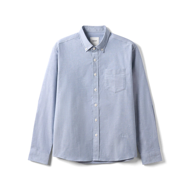 Klassisk Oxford-skjorte for Menn – Regular Fit i Ensfarget Design | Smart Casual Skjorte til Høst 2025