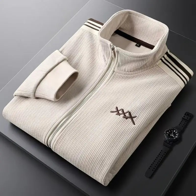 Herre Joggedress – To-delt Sett med Cardiganjakke & Sweatpants | Varm & Sporty Høst/Vinter